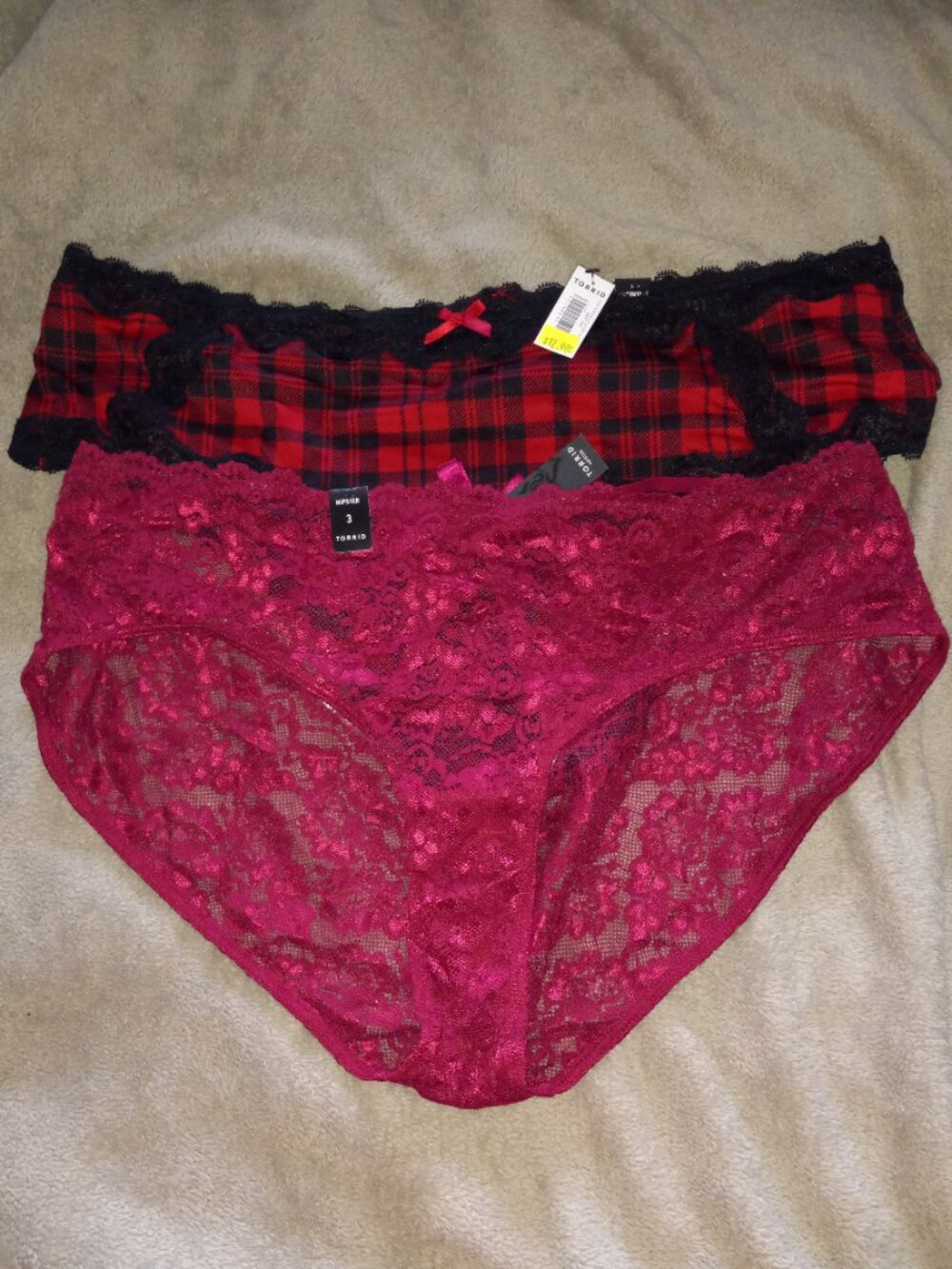 New with tags Torrid plus size 3 panties cage back